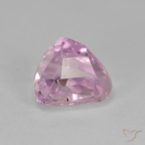 Kunzita Rosa Violeta Roxo Natural 3.78ct, Formato de pêra, VS
