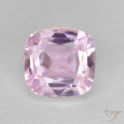 3.39ct Natural Lilás claro Kunzita, Almofada, VVS-VS