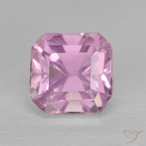 3.30ct Natural Luz roxa Kunzita, Corte Esmeralda, VVS-VS