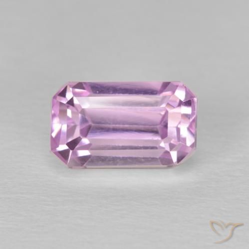 2.81ct Natural Rosa Roxo Kunzita, Corte Esmeralda, VVS