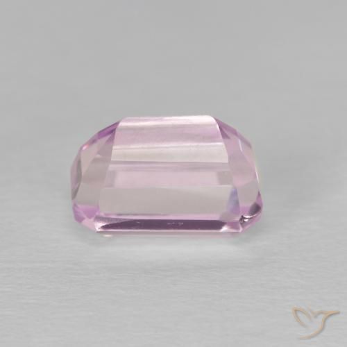 Kunzita Rosa Roxo Natural 2.81ct, Corte Octógono / Esmeralda, VVS