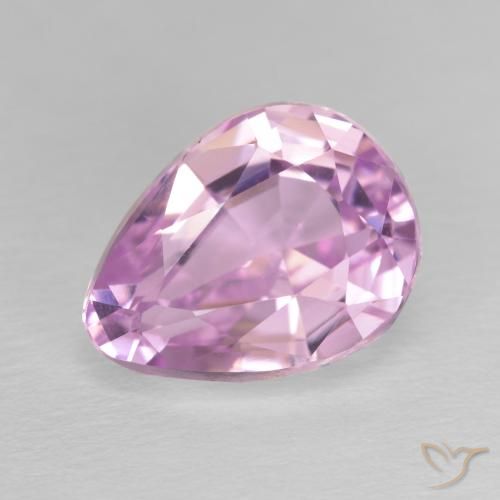 7.36ct Natural Lilás Kunzita, Formato de pêra, VVS