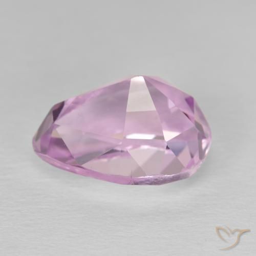 Kunzita Lilás Natural 7.36ct, Formato de pêra, VVS