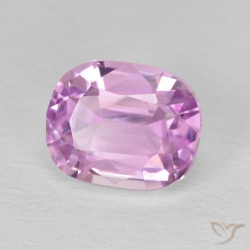 Kunzita Rosa Violeta Roxo Natural 3.74ct, Almofada, VVS