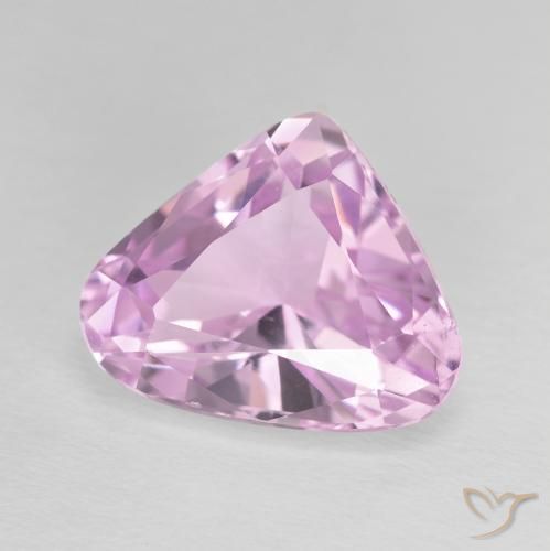 Kunzita Lilás Natural 9.79ct, Formato de pêra, VVS-VS