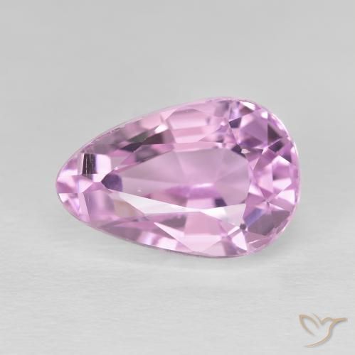 10.13ct Natural roxo médio Kunzita, Formato de pêra, VVS-VS