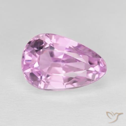 Kunzita roxo médio Natural 10.13ct, Formato de pêra, VVS-VS