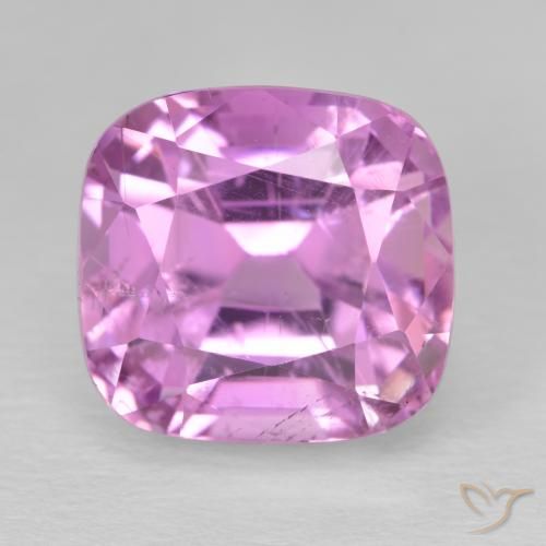 Kunzita roxa de 14,44 quilates, almofada de 13 x 12,4 mm cortada do Afeganistão, Photo A