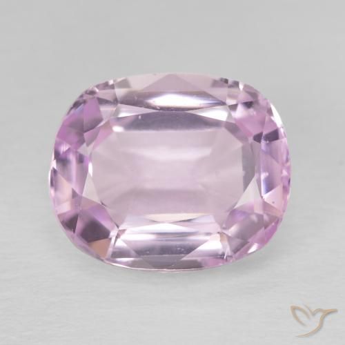 6.96ct Natural Lilás claro Kunzita, Almofada, VVS-VS