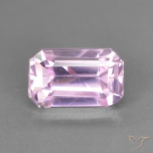 1.71ct Natural Luz roxa Kunzita, Corte Esmeralda, VVS