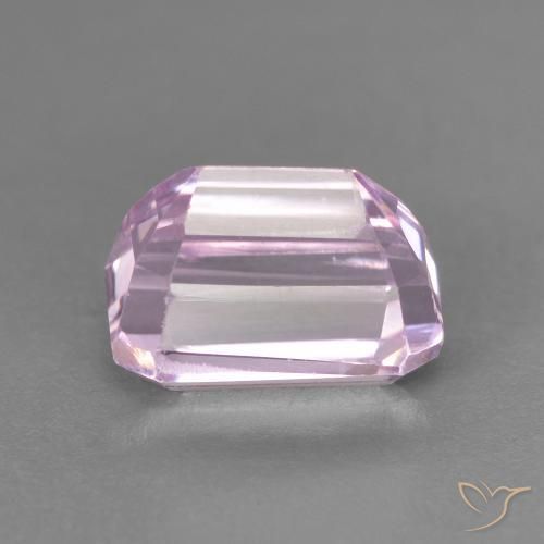 Kunzita Luz roxa Natural 1.71ct, Corte Octógono / Esmeralda, VVS