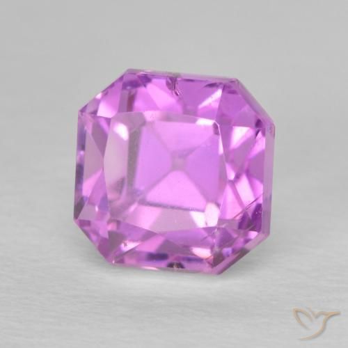 Kunzita Rosa Violeta Roxo Natural 3.51ct, Corte Octógono / Esmeralda, VS