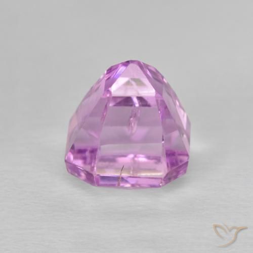 Kunzita Rosa Violeta Roxo Natural 3.51ct, Corte Octógono / Esmeralda, VS