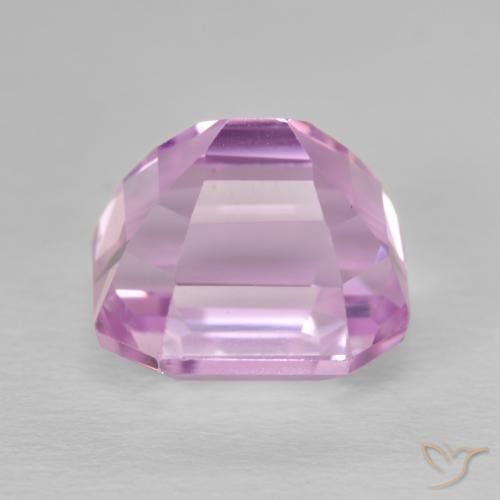Kunzita Lilás Natural 8.42ct, Corte Esmeralda, VVS