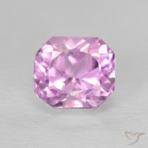 2.29ct Natural Rosa Roxo Kunzita, Corte Esmeralda, VS