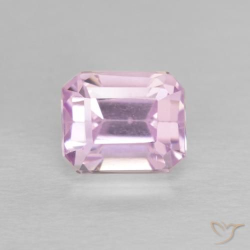 Kunzita Roxo Claro Rosa Natural 2.01ct, Corte Octógono / Esmeralda, VS
