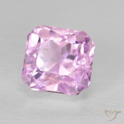 Kunzita Rosa Roxo Natural 2.99ct, Corte Octógono / Esmeralda, VS