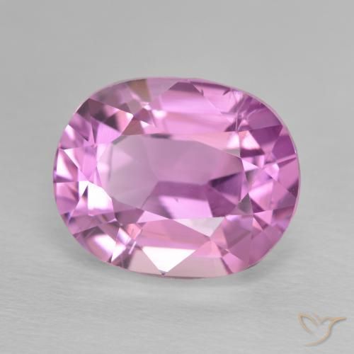 Kunzita roxo médio Natural 8.10ct, oval, VVS-VS