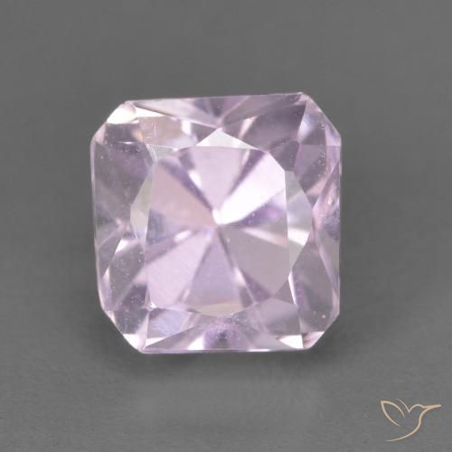 2.21ct Natural Luz rosa Kunzita, Corte Esmeralda, VVS-VS