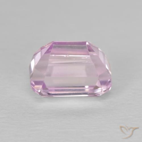 Kunzita Tom Rosa Cereja Natural 3.03ct, Corte Octógono / Esmeralda, VVS-VS