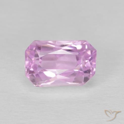 2.38ct Natural Roxo Rosa Kunzita, Corte Esmeralda, VVS-VS