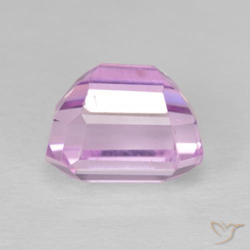 Kunzita rosa médio Natural 4.96ct, Corte Octógono / Esmeralda, VS