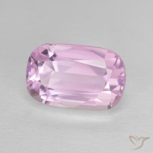 Kunzita Roxo Rosa Natural 5.92ct, Almofada, VVS