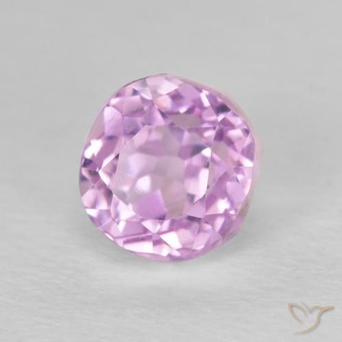 Kunzita Roxo Real Rosa Natural 2.18ct, Almofada, VVS