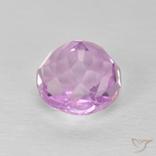 Kunzita Roxo Real Rosa Natural 2.18ct, Almofada, VVS