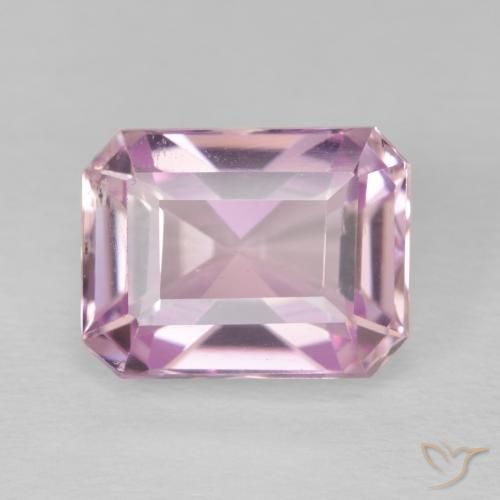 6.27ct Natural Rosa bem claro Kunzita, Corte Esmeralda, VS