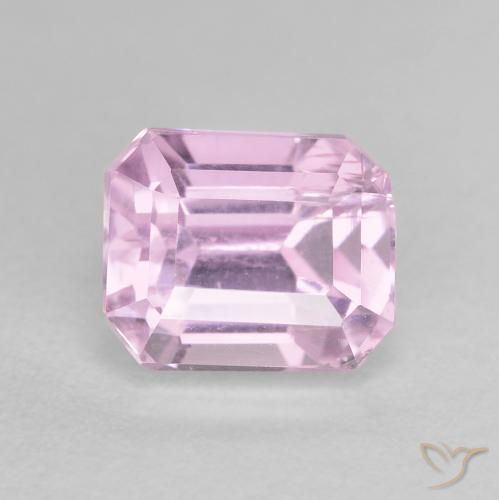 3.08ct Natural roxo médio Kunzita, Corte Esmeralda, VS