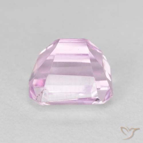 Kunzita roxo médio Natural 3.08ct, Corte Octógono / Esmeralda, VS