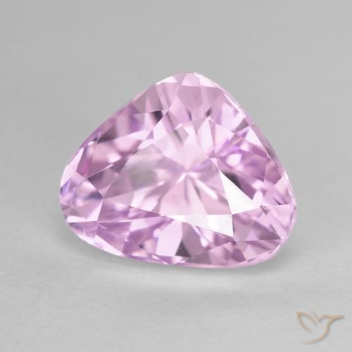 Kunzita roxo médio Natural 7.76ct, Formato de pêra, VVS