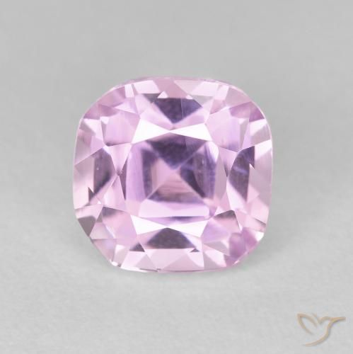 3.46ct Natural Rosa Violeta Roxo Kunzita, Almofada, VS