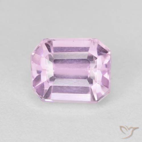 3.03ct Natural Rosa Violeta Roxo Kunzita, Corte Esmeralda, VS