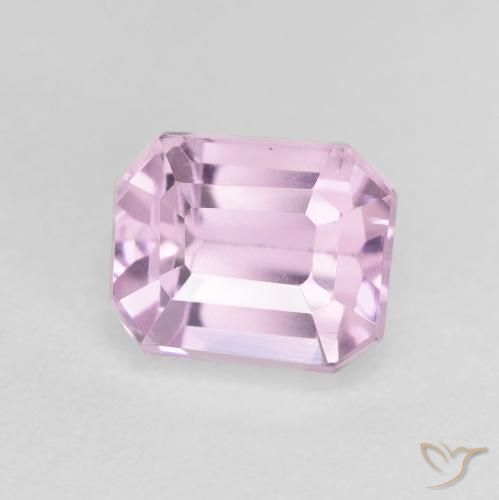 Kunzita Rosa Violeta Roxo Natural 3.03ct, Corte Octógono / Esmeralda, VS