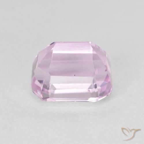 Kunzita Rosa Violeta Roxo Natural 3.03ct, Corte Octógono / Esmeralda, VS