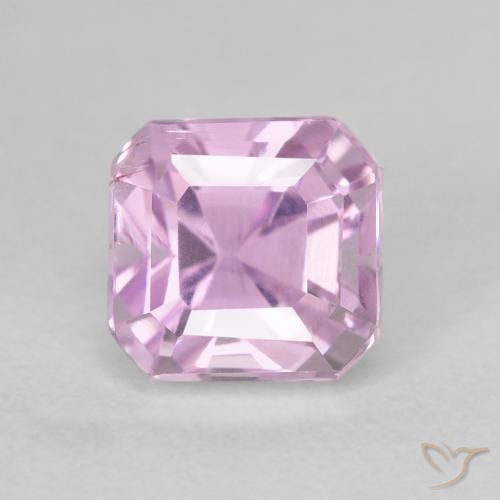 Kunzita roxo médio Natural 2.10ct, Corte Octógono / Esmeralda, VS