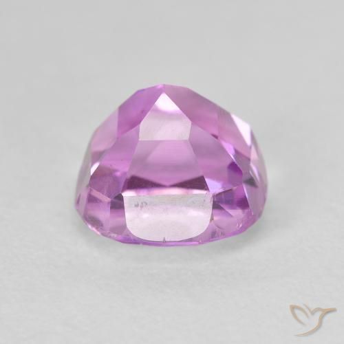 Kunzita Roxo Rosa Natural 3.24ct, Almofada, VS