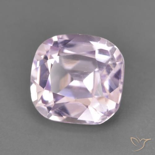 Kunzita Luz rosa Natural 3.45ct, Almofada, VVS