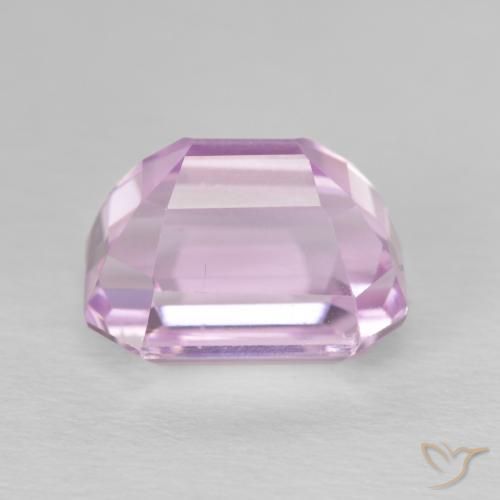 Kunzita Tom Rosa Cereja Natural 6.04ct, Corte Octógono / Esmeralda, VVS