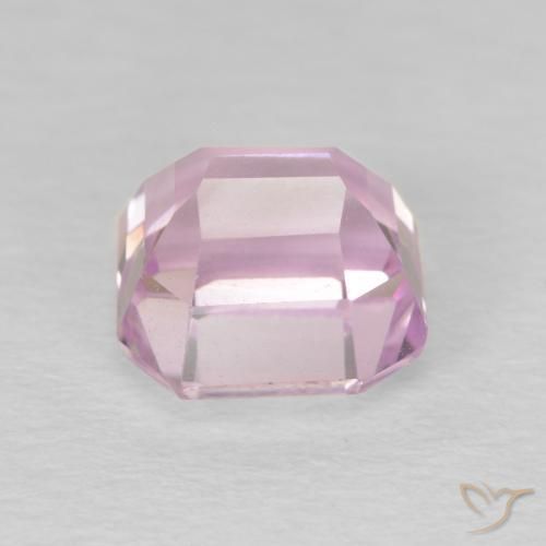 Kunzita Rosa bem claro Natural 2.10ct, Corte Octógono / Esmeralda, VVS