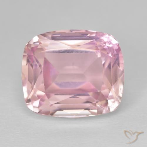 13.16ct Natural Luz rosa Kunzita, Almofada, VS