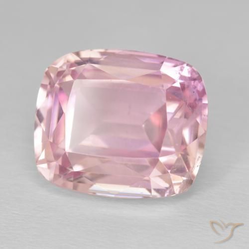 Kunzita Luz rosa Natural 13.16ct, Almofada, VS
