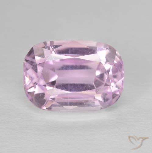 Kunzita Tom Rosa Cereja Natural 6.97ct, Almofada, VS