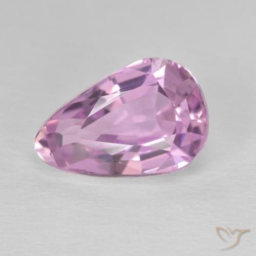 5.05ct Natural rosa médio Kunzita, Formato de pêra, VS