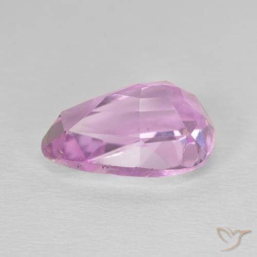 Kunzita rosa médio Natural 5.05ct, Formato de pêra, VS