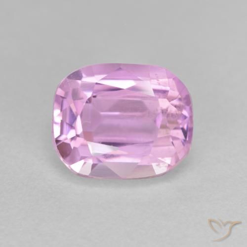 3.73ct Natural Luz roxa Kunzita, Almofada, VS