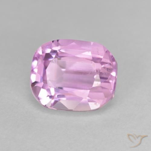 Kunzita Luz roxa Natural 3.73ct, Almofada, VS