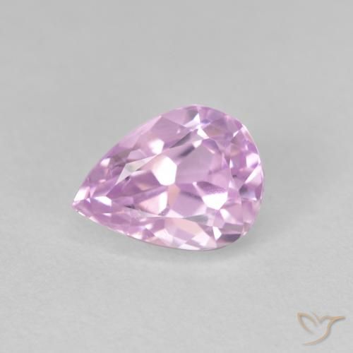 3.07ct Natural Luz roxa Kunzita, Formato de pêra, VS